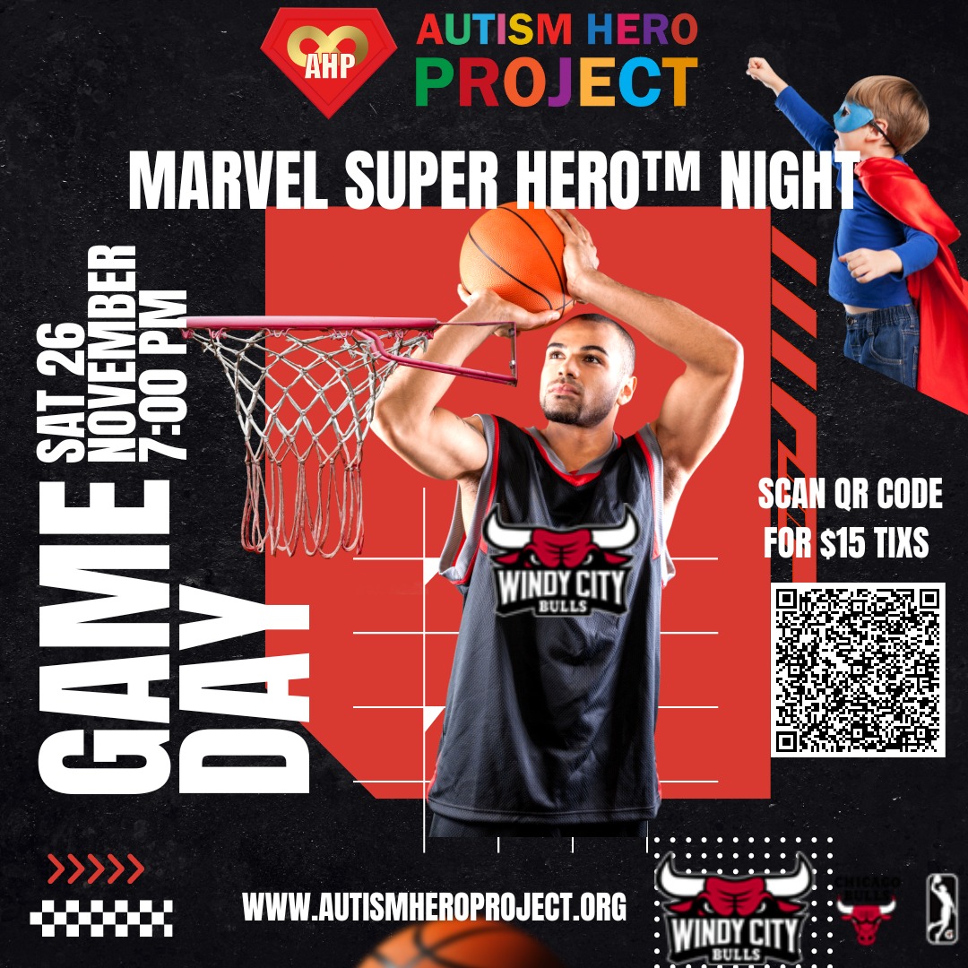 Autism Hero Project Windy City Bulls Marvel Super Hero Night